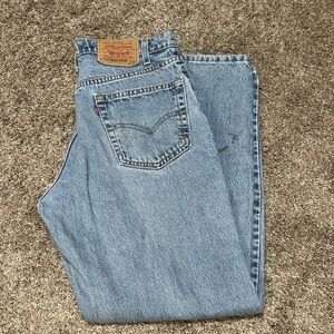 Vtg 90s Levi's 515 Special Reserve Men's 32x30 Actual Fit Blue Denim Baggy USA